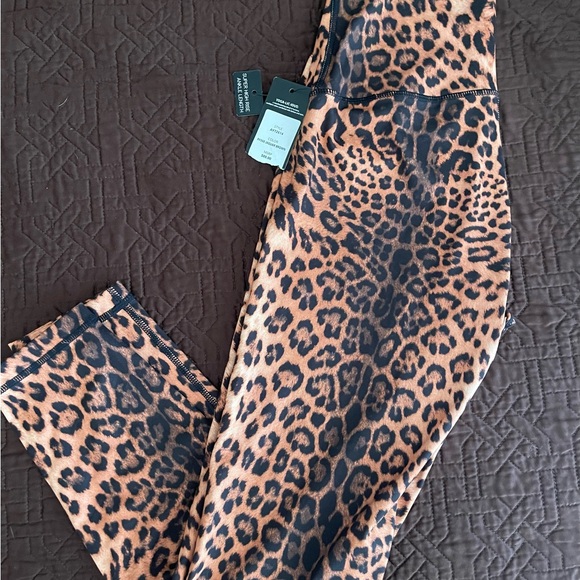 Yogalicious Pants - Yogalicious Leopard-Print Leggings in Brown and Black. Like new.